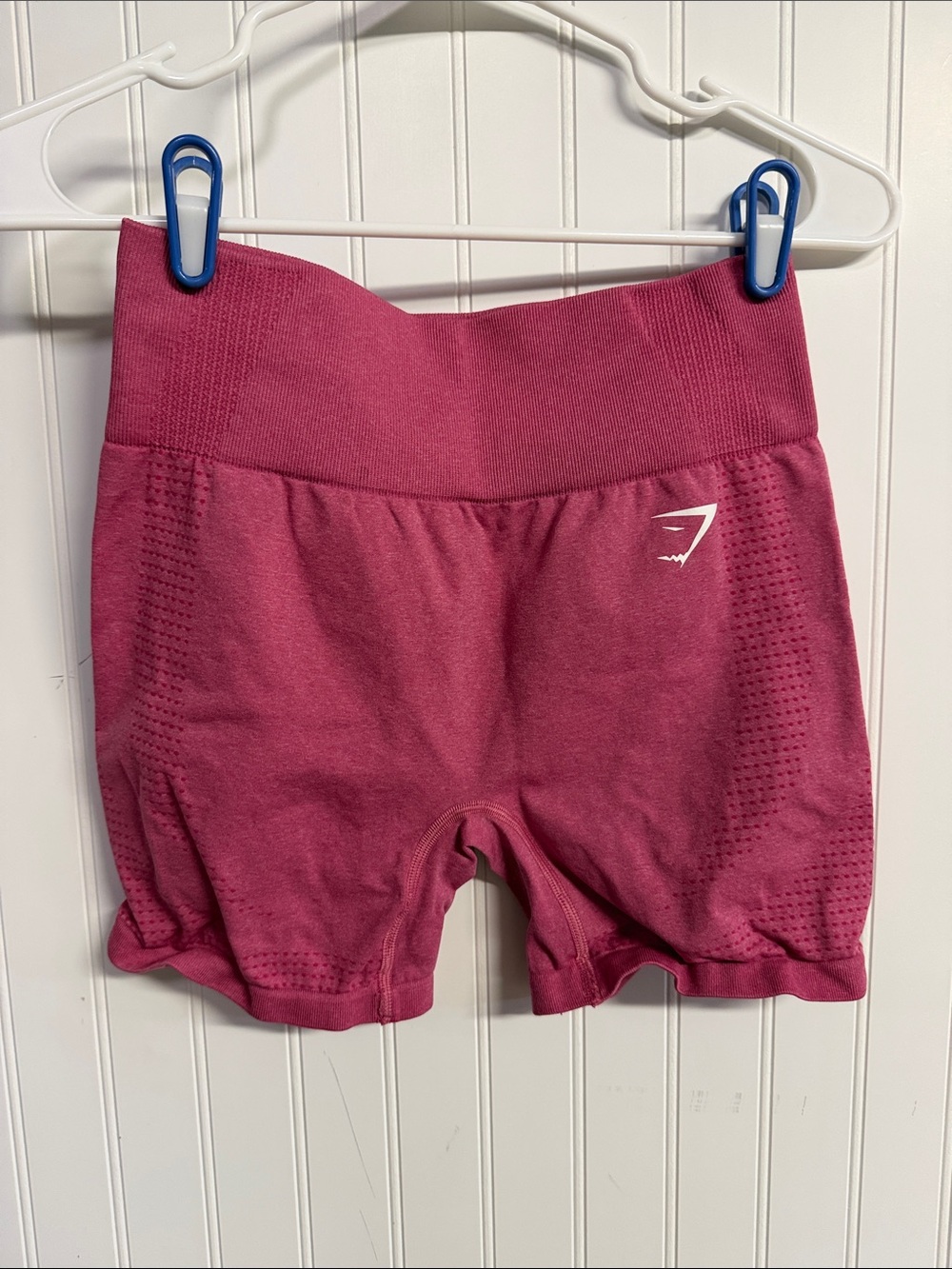 Gymshark Rose Pink Seamless High-Waist Athletic Shorts
